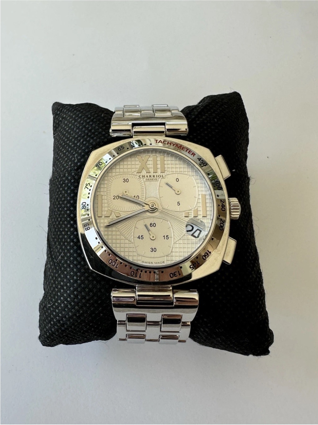 Charriol Alexandre Unisex Mother Of Pearl Dial Chronograph Watch Alc960003